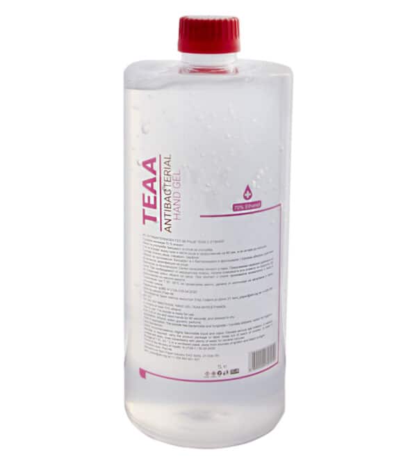 Антибактериален гел за ръце ТЕАА с етанол (с капачка) - 1 литър