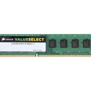 Памет Corsair 8GB (1x8GB)CMV8GX3M1A1600C11 DDR3 1600MHz Unbuffered CL11 DIMM