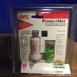 APC ProtectnNet Thinnet Port Surge Protector For 10Base2 LAN Equipment P10B2